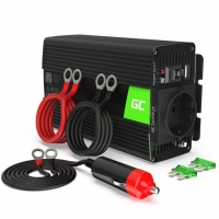 Інвертор перетворювач напруги Green Cell INV02DE 24В - 220В 300/600 Вт